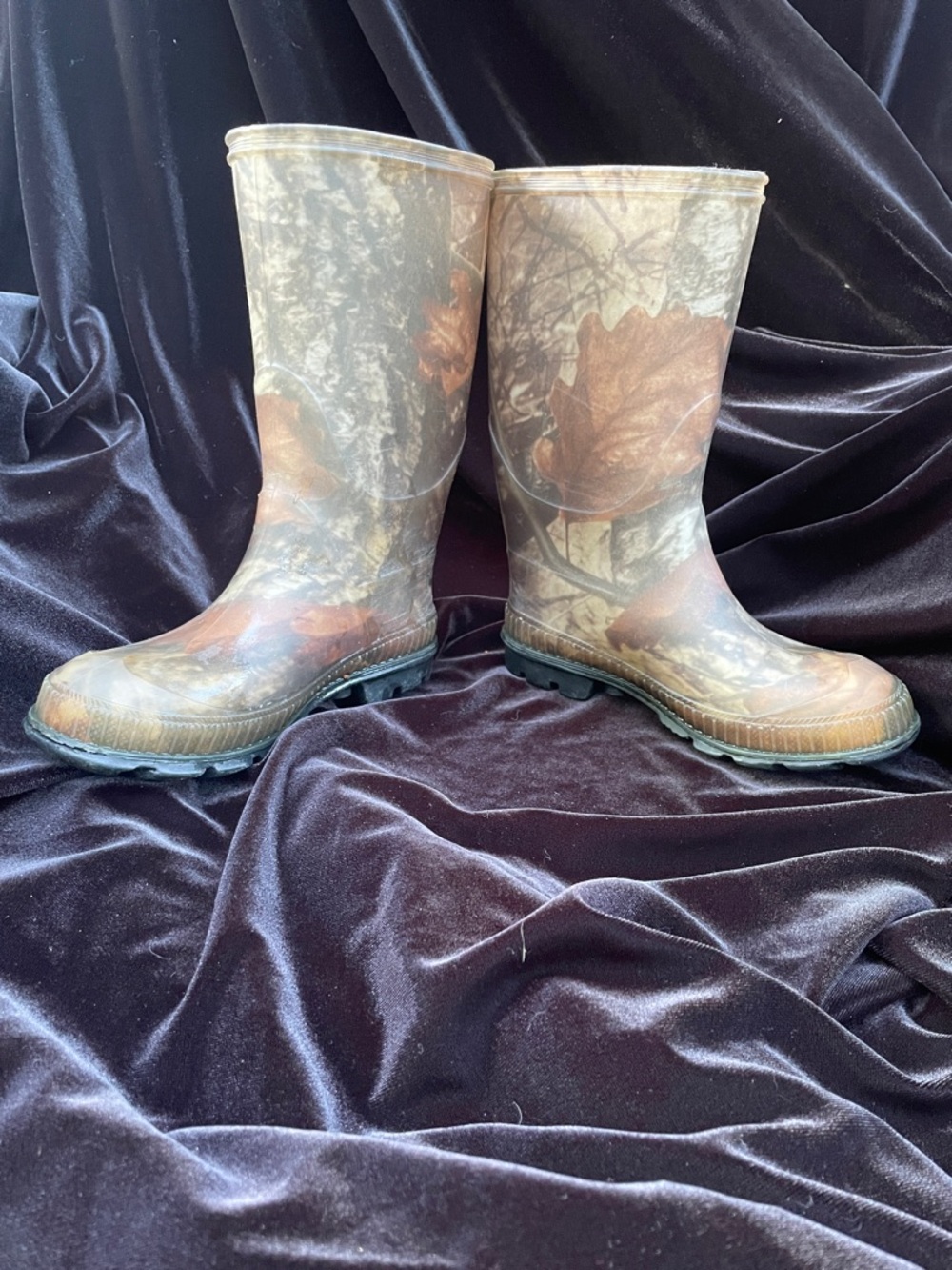 Kamik Kids' Stomp Camo Rain Boots Sz 12 very nice condition!